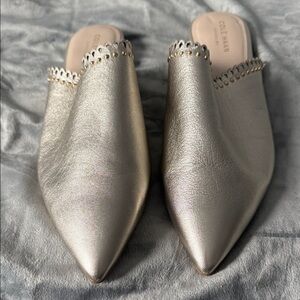 Cole Haan Women's Metallic Gold Mules